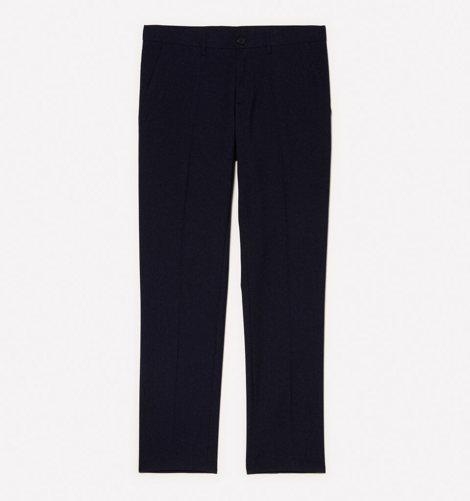 Pantalon élégant bleu foncé - pantalons slim pour homme - Bleu Foncé | Sisley image number 5